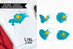National Sublimation Art- Backgrounds Bundle. Kazakhstan Product Image 1