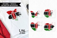 National Sublimation Art- Backgrounds Bundle. Kenya Product Image 1