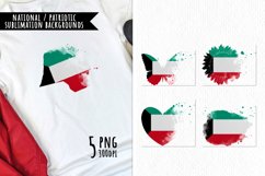 National Sublimation Art- Backgrounds Bundle. Kuwait Product Image 1