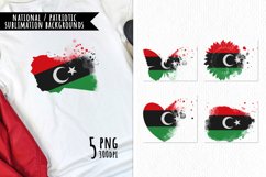 National Sublimation Art- Backgrounds Bundle. Libya Product Image 1