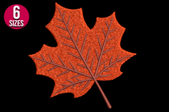 Maple Leaf Machine Embroidery Design - 6 size Product Image 2