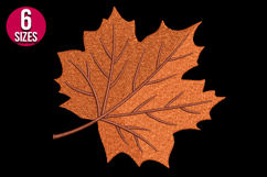 Maple Leaf Machine Embroidery Design, Fall Leaf - 6 sizes Product Image 2