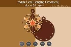 Maple leaf hanging Ornament Product Image 3