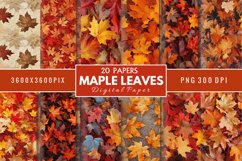 Maple Leaves Digital Paper Bundle Product Image 1
