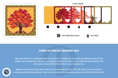 Maple Tree 3D Layered Paper Cut - The Tree 3D Shadow Box Product Image 5