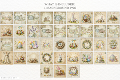 Easter Farm Old Vintage Backgrounds Product Image 2