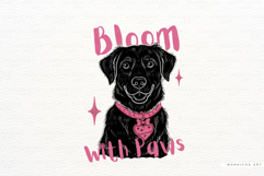 Whimsical Pink Spring Garden Clipart Bundle Product Image 11