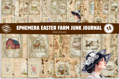 Ephemera Easter Farm Junk Journal Product Image 1