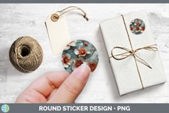 GorgeousMarble 3D Flowers Stickers design.