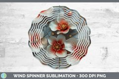 GorgeousMarble 3D Flowers Wind Spinner design.