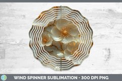 GorgeousMarble 3D Flowers Wind Spinner design.