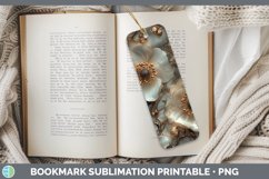 GorgeousMarble 3D Flowers Bookmark design.