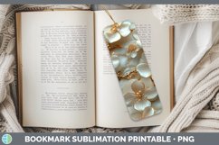 GorgeousMarble 3D Flowers Bookmark design.