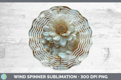 GorgeousMarble 3D Flowers Wind Spinner design.