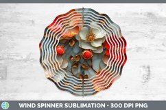GorgeousMarble 3D Flowers Wind Spinner design.