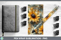 GorgeousMarble 3D Flowers Pen Wrap design.