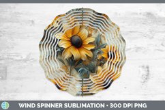 GorgeousMarble 3D Flowers Wind Spinner design.