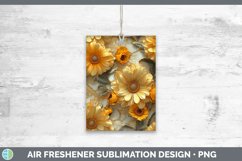 GorgeousMarble 3D Flowers Air Freshener design.