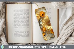 GorgeousMarble 3D Flowers Bookmark design.