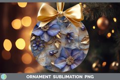 GorgeousMarble 3D Flowers Ornament design.