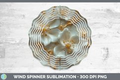 GorgeousMarble 3D Flowers Wind Spinner design.