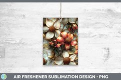 GorgeousMarble 3D Flowers Air Freshener design.