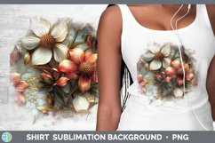 GorgeousMarble 3D Flowers Shirt design.