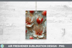 GorgeousMarble 3D Flowers Air Freshener design.
