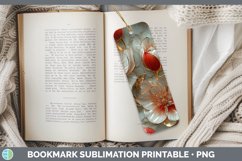GorgeousMarble 3D Flowers Bookmark design.
