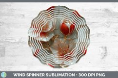 GorgeousMarble 3D Flowers Wind Spinner design.