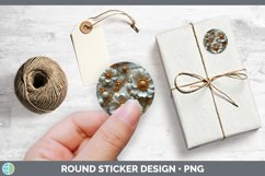 GorgeousMarble 3D Flowers Stickers design.