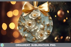 GorgeousMarble 3D Flowers Ornament design.