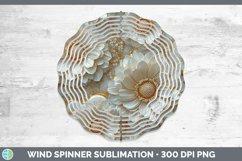 GorgeousMarble 3D Flowers Wind Spinner design.
