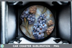 GorgeousMarble 3D Flowers Car Coaster design.