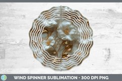 GorgeousMarble 3D Flowers Wind Spinner design.