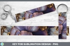 GorgeousMarble 3D Flowers Key Fob design.