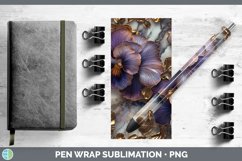 GorgeousMarble 3D Flowers Pen Wrap design.