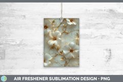 GorgeousMarble 3D Flowers Air Freshener design.
