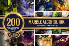 Marble Alcohol Ink Emerald Texture | 200 Jpegs Mega Bundle Product Image 1