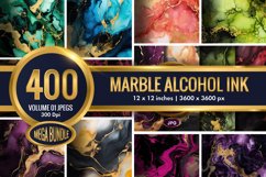 Marble Alcohol Ink Emerald Texture | 400 Jpegs Mega Bundle Product Image 1