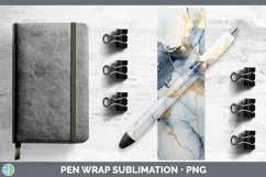 GorgeousMarble Gold Pen Wrap design.