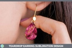 GorgeousMarble Gold Teardrop Earrings design.