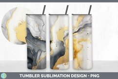 GorgeousMarble Gold Tumbler design.