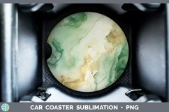 GorgeousMarble Gold Car Coaster design.