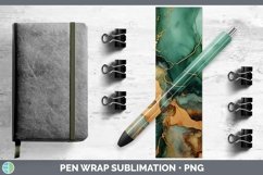 GorgeousMarble Gold Pen Wrap design.