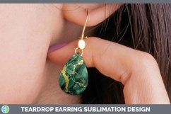GorgeousMarble Gold Teardrop Earrings design.