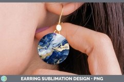 GorgeousMarble Gold Round Earrings design.