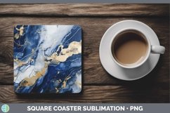 GorgeousMarble Gold Square Coaster design.