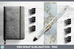 GorgeousMarble Gold Pen Wrap design.