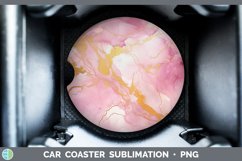 GorgeousMarble Gold Car Coaster design.